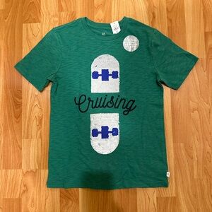 GAP Green Flip Cruising Skateboard Tee